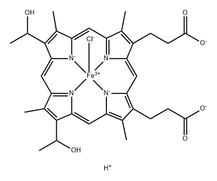 hematohemin IX Struktur