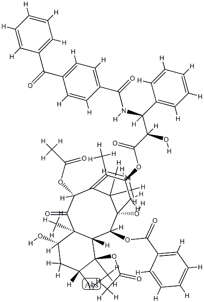 benzoyltaxol Struktur