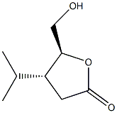 D-erythro-Pentonic acid, 2,3-dideoxy-3-(1-methylethyl)-, gamma-lactone (9CI) Struktur