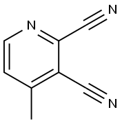 2,3-Pyridinedicarbonitrile,4-methyl-(9CI) Struktur