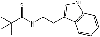 N10-Pivaloyl tryptamine Struktur