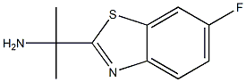 2-Benzothiazolemethanamine,6-fluoro-alpha,alpha-dimethyl-(9CI) Struktur