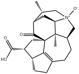 Demethyl calyciphylline A Struktur