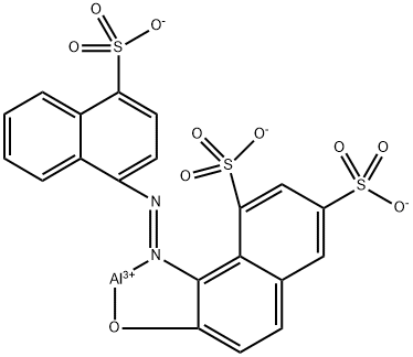 [7-Hydroxy-8-[(4-sulfo-1-naphthyl)azo]naphthalin-1,3-disulfonato(3-)]aluminium