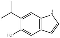 1H-Indol-5-ol,6-(1-methylethyl)-(9CI) Struktur