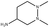 4-Pyridazinamine,hexahydro-1,2-dimethyl-(9CI) Struktur