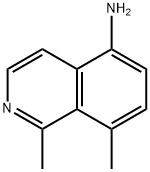 5-Isoquinolinamine,1,8-dimethyl-(9CI) Struktur