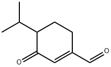 1-Cyclohexene-1-carboxaldehyde,4-(1-methylethyl)-3-oxo-(9CI) Struktur