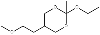 1,3-Dioxane,2-ethoxy-5-(2-methoxyethyl)-2-methyl-(9CI) Struktur