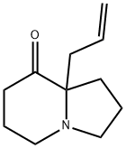 8(5H)-Indolizinone,hexahydro-8a-(2-propenyl)-(9CI) Struktur