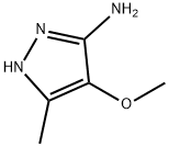 1H-Pyrazol-3-amine,4-methoxy-5-methyl-(9CI) Struktur