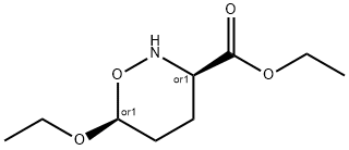 2H-1,2-Oxazine-3-carboxylicacid,6-ethoxytetrahydro-,ethylester,(3R,6S)-rel-(9CI) Struktur