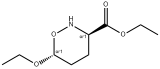 2H-1,2-Oxazine-3-carboxylicacid,6-ethoxytetrahydro-,ethylester,(3R,6R)-rel-(9CI) Struktur