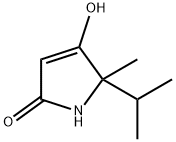 2H-Pyrrol-2-one,1,5-dihydro-4-hydroxy-5-methyl-5-(1-methylethyl)-(9CI) Struktur