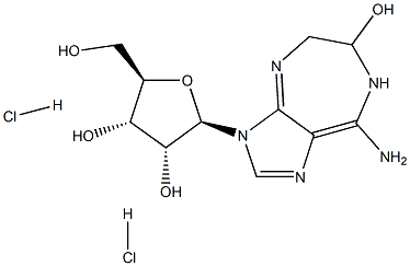 8-iminoazepinomycin 3-ribofuranoside Struktur