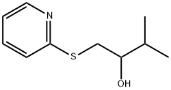 2-Butanol,3-methyl-1-(2-pyridinylthio)-(9CI) Struktur