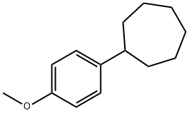 (4-methoxyphenyl)cycloheptane Struktur