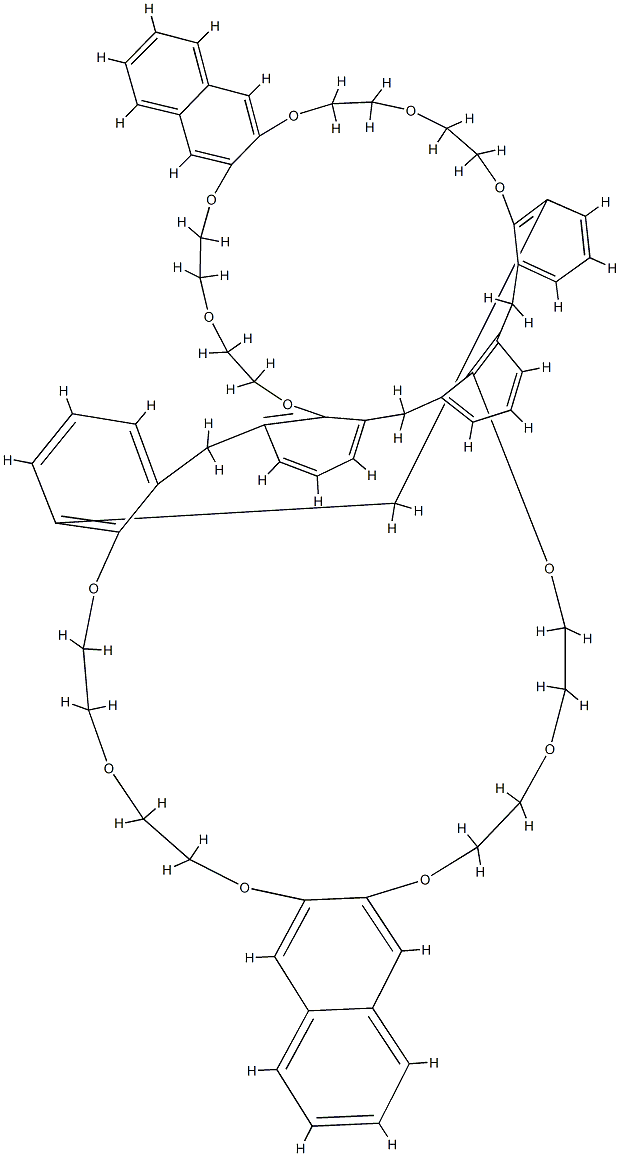 CALIX[4]-BIS-2,3-NAPHTHO-CROWN-6 Struktur