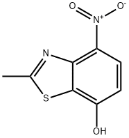 7-Benzothiazolol,2-methyl-4-nitro-(9CI) Struktur