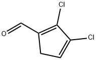 1,3-Cyclopentadiene-1-carboxaldehyde,2,3-dichloro-(9CI) Struktur