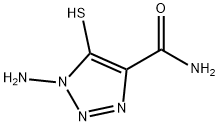 1H-1,2,3-Triazole-4-carboxamide,1-amino-5-mercapto-(9CI) Struktur