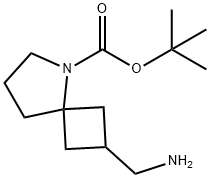 5-BOC-5-AZA-SPIRO[3.4]OCTANE-2-METHAMINE Struktur