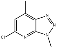 5-CHLORO-3,7-DIMETHYL-3H-[1,2,3]TRIAZOLO[4,5-B]PYRIDINE(WXC07598) Struktur