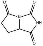 1H-Pyrrolo[1,2-c]imidazole-1,3,5(2H,6H)-trione,dihydro-(9CI) Struktur