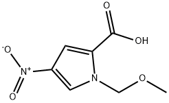 1H-Pyrrole-2-carboxylicacid,1-(methoxymethyl)-4-nitro-(9CI) Struktur