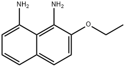 1,8-Naphthalenediamine,2-ethoxy-(9CI) Struktur