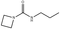 1-Azetidinecarboxamide,N-propyl-(9CI) Struktur