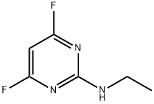 2-Pyrimidinamine,N-ethyl-4,6-difluoro-(9CI) Struktur