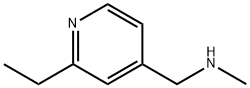 4-Pyridinemethanamine,2-ethyl-N-methyl-(9CI) Struktur