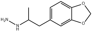 1-[α-Methyl-3,4-(methylenebisoxy)phenethyl]hydrazine Struktur