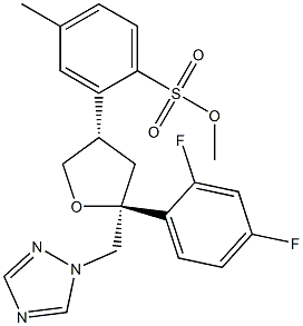 Posaconazole DiastereoisoMer interMediate 2 Struktur