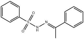 (E)-N-(1-phenylethylidene)benzenesulfonohydrazide Struktur