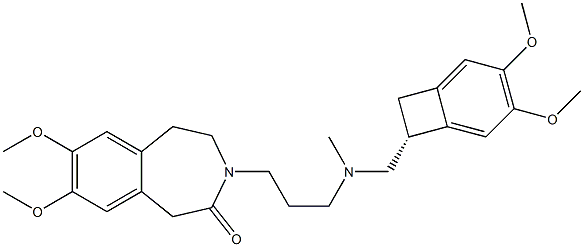 ent-Ivabradine Hydrochloride Struktur