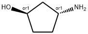 Cyclopentanol,3-amino-,(1R,3R)-rel-(9CI) Struktur