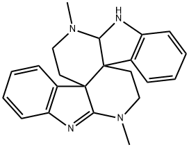 6,7,7a,8,14,15-Hexahydro-7,15-dimethyl-5H,13H-diindolo[3,2-e:3',2'-j][2,6]naphthyridine Struktur