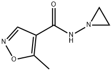 4-Isoxazolecarboxamide,N-1-aziridinyl-5-methyl-(9CI) Struktur