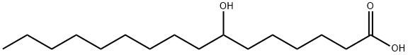 7-Hydroxyhexadecanoic acid Struktur