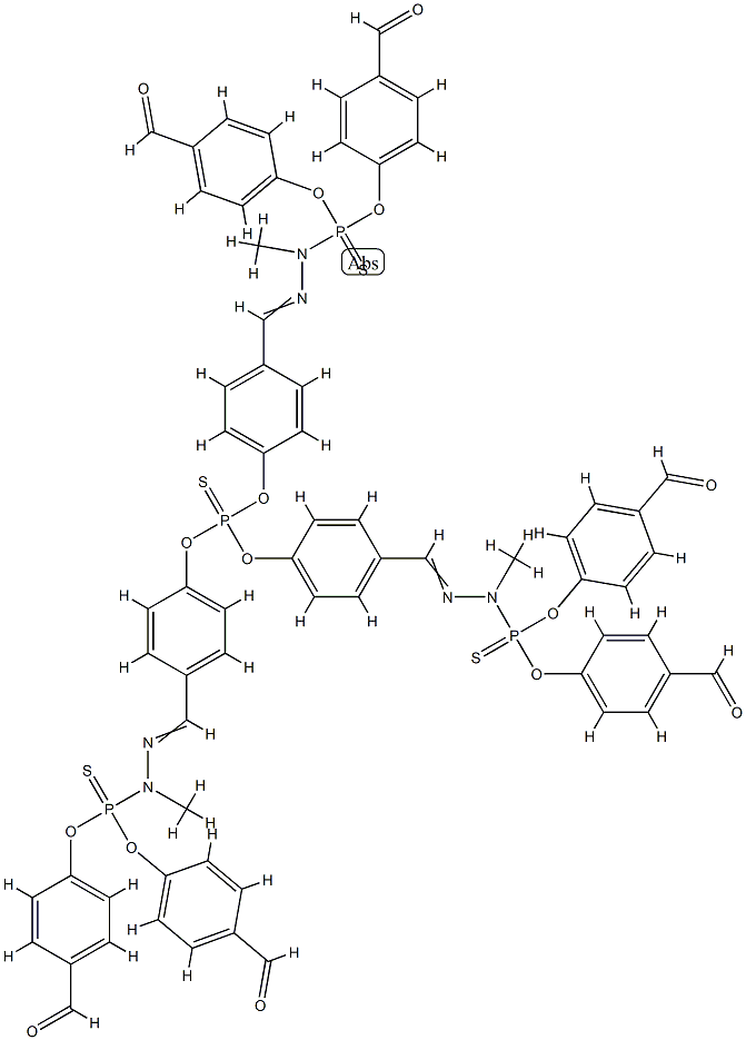 THIOPHOSPHORYL-PMMH-6 DENDRIMER, GENERATION 1.5 Struktur