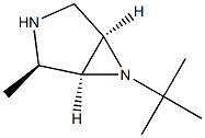 3,6-Diazabicyclo[3.1.0]hexane,6-(1,1-dimethylethyl)-2-methyl-,[1S-(1-alpha-,2-bta-,5-alpha-)]-(9CI) Struktur