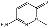 3(2H)-Pyridazinethione,6-amino-2-methyl-(9CI) Struktur