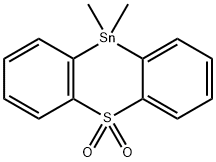 10H-Phenothiastannin,10,10-dimethyl-5,5-dioxide Struktur