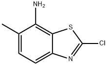 7-Benzothiazolamine,2-chloro-6-methyl-(9CI) Struktur