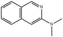 3-Isoquinolinamine,N,N-dimethyl-(9CI) Struktur