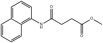 methyl 4-(1-naphthylamino)-4-oxobutanoate Struktur