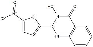 12DIHYDRO25NITROFURYL4HYDROXYCHINAZOLIN3OXIDE Struktur