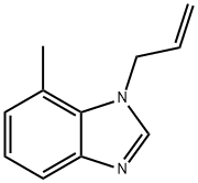 1H-Benzimidazole,7-methyl-1-(2-propenyl)-(9CI) Struktur